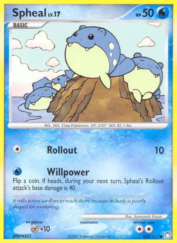 Spheal Mysterious Treasures 102