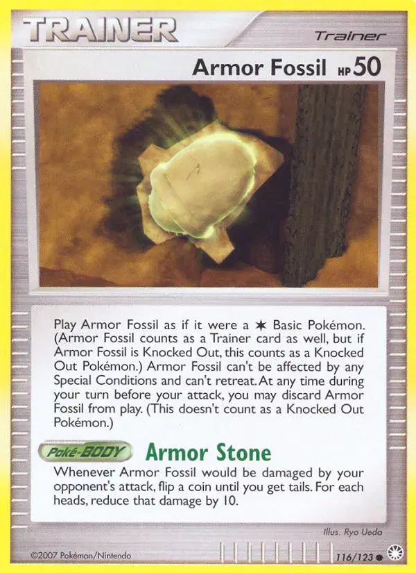 Armor Fossil Mysterious Treasures 116