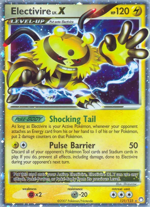 Electivire LV.X Mysterious Treasures 121