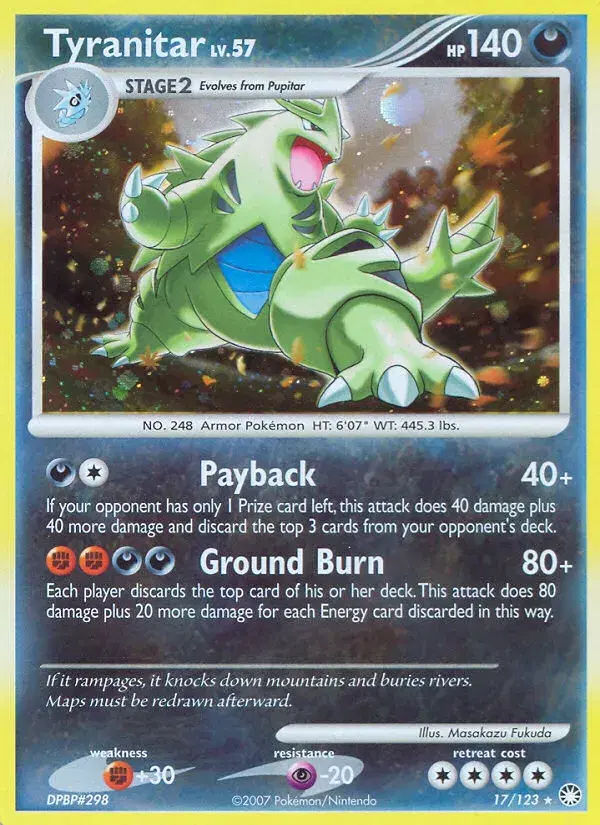 Tyranitar Mysterious Treasures 17