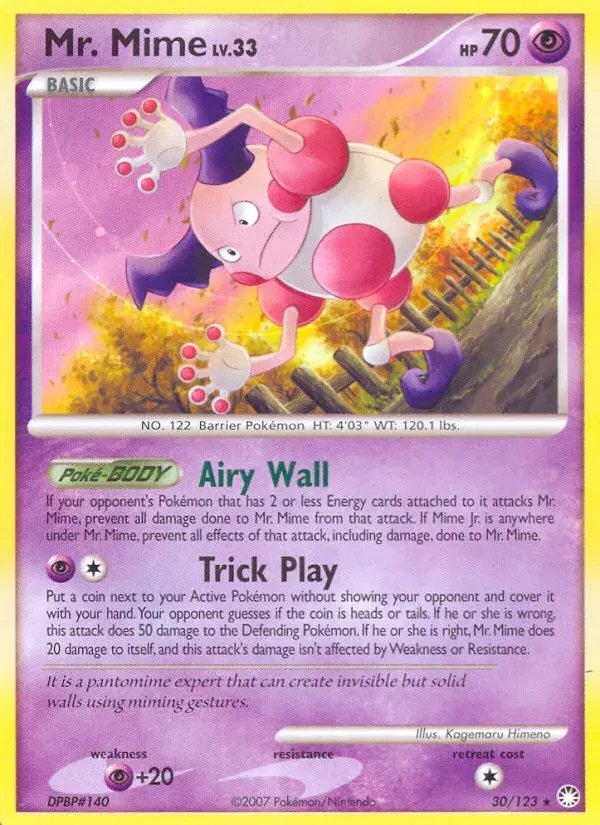 Mr. Mime Mysterious Treasures 30