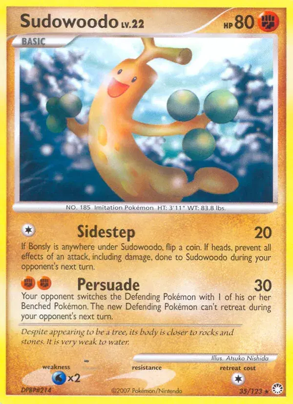 Sudowoodo Mysterious Treasures 35