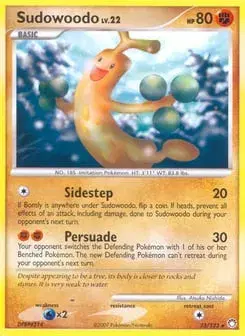 Sudowoodo Mysterious Treasures