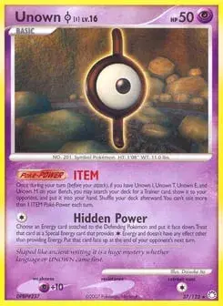 Unown [I] Mysterious Treasures