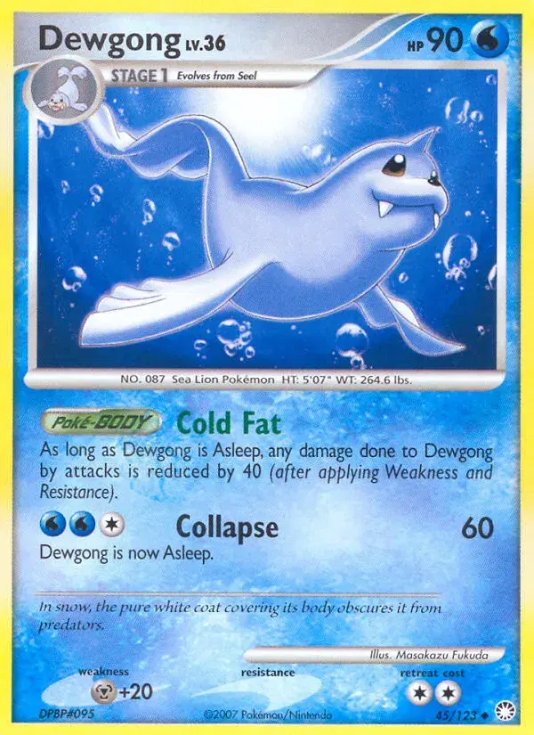 Dewgong Mysterious Treasures 45
