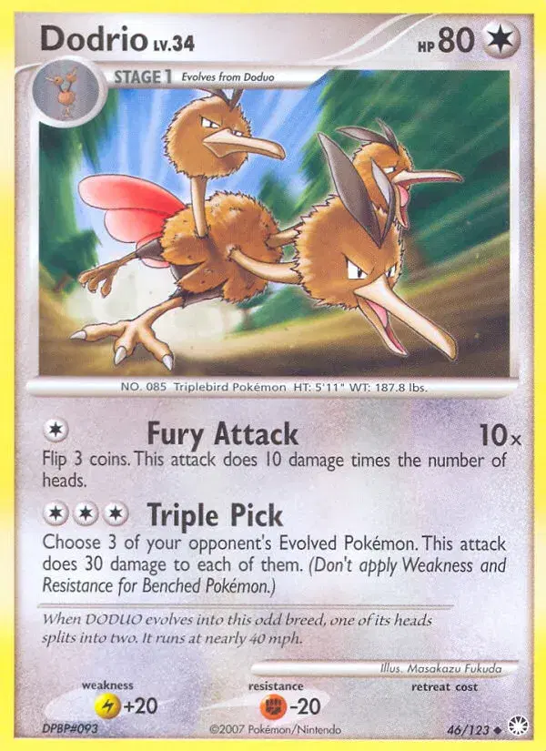 Dodrio Mysterious Treasures 46