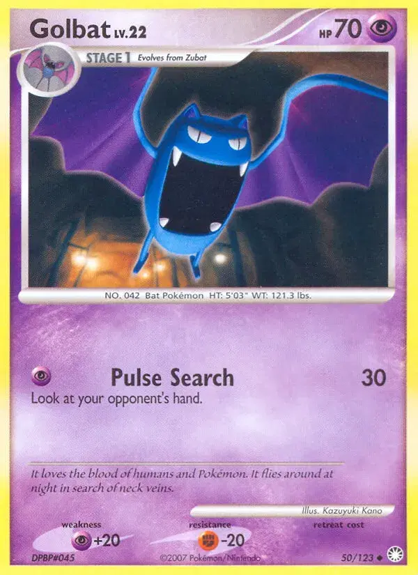 Golbat Mysterious Treasures 50