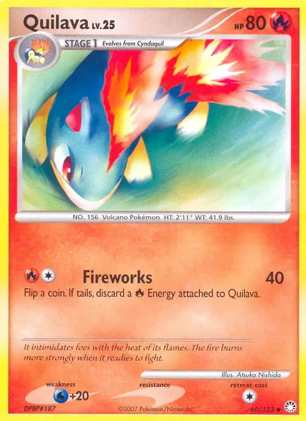 Quilava Mysterious Treasures 60