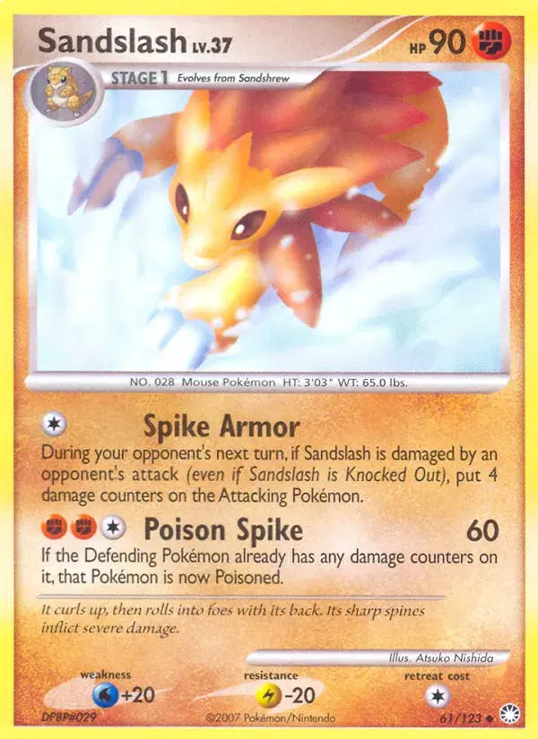 Sandslash Mysterious Treasures 61