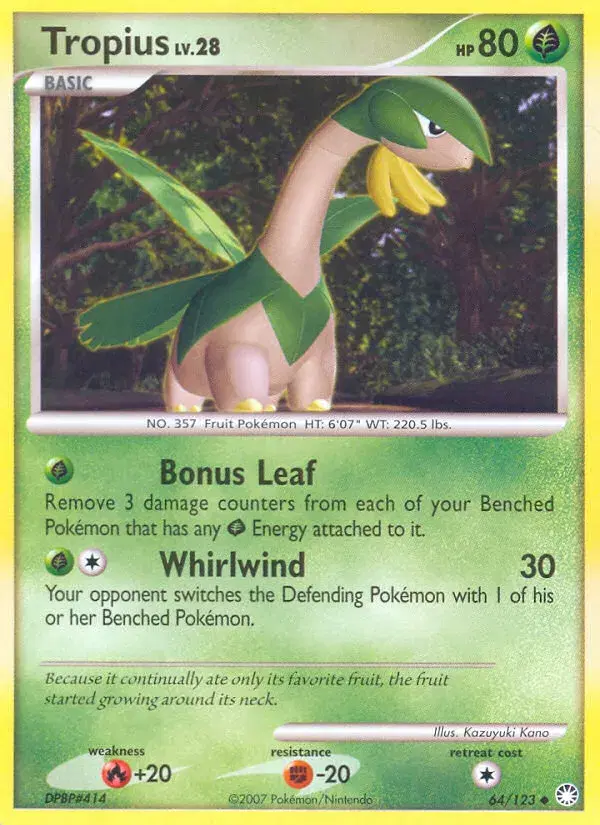 Tropius Mysterious Treasures 64