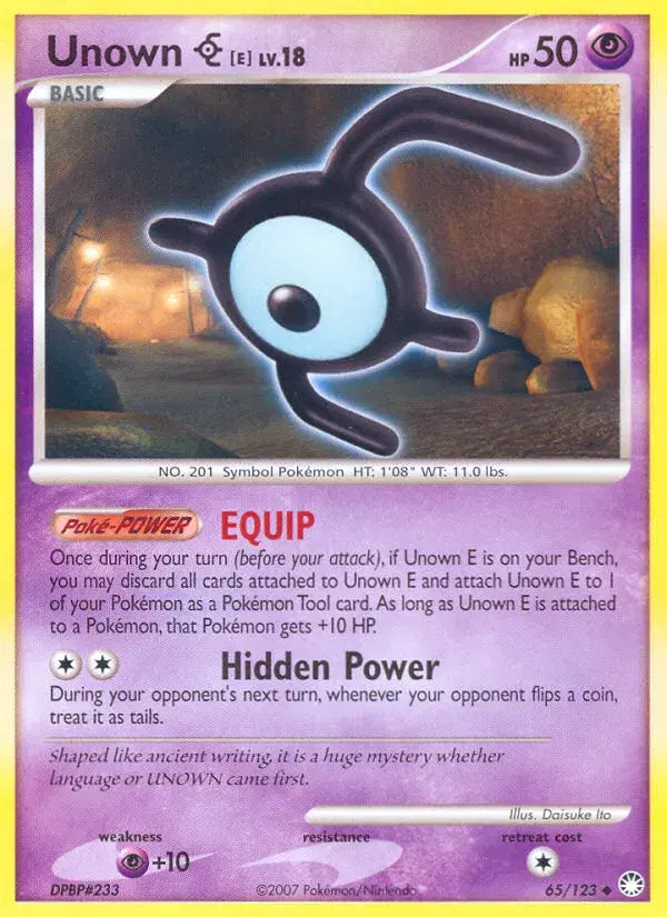 Unown [E] Mysterious Treasures 65