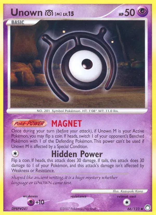 Unown [M] Mysterious Treasures 66