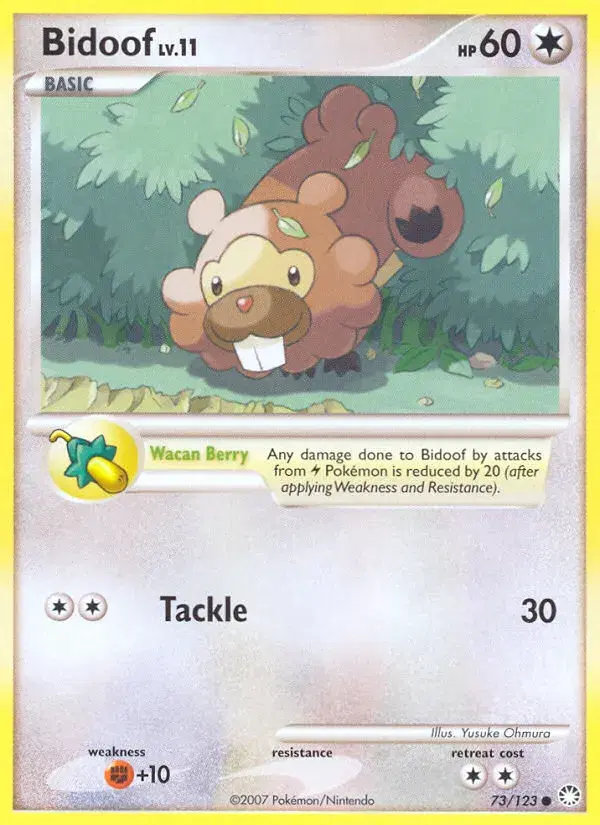 Bidoof Mysterious Treasures 73