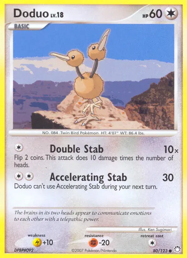 Doduo Mysterious Treasures 80