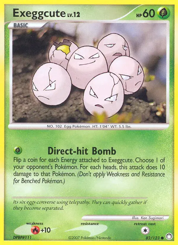 Exeggcute Mysterious Treasures 82