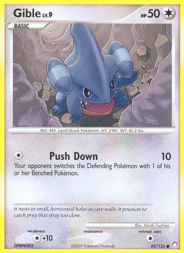 Gible Mysterious Treasures 85