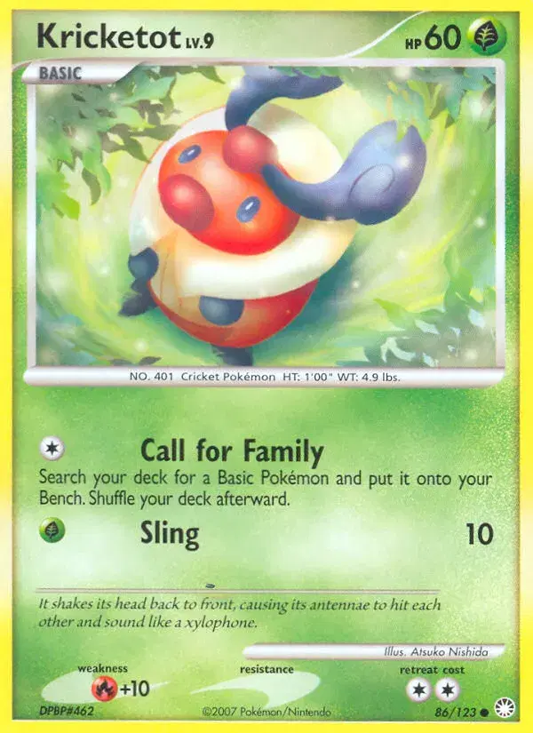 Kricketot Mysterious Treasures 86