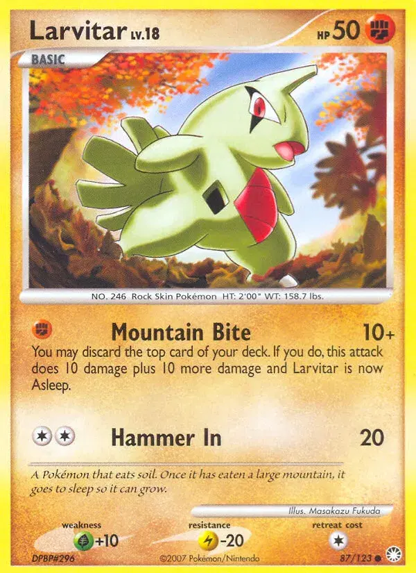 Larvitar Mysterious Treasures 87
