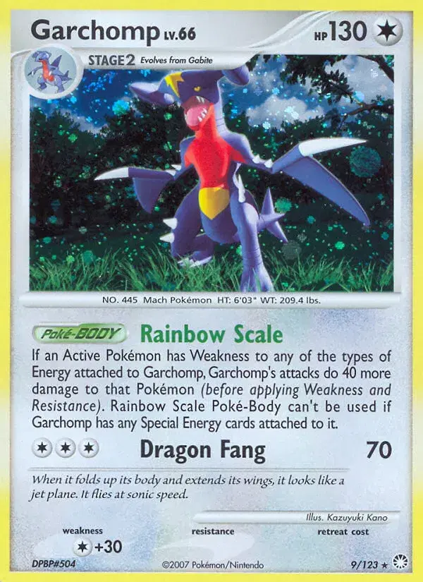 Garchomp Mysterious Treasures 9
