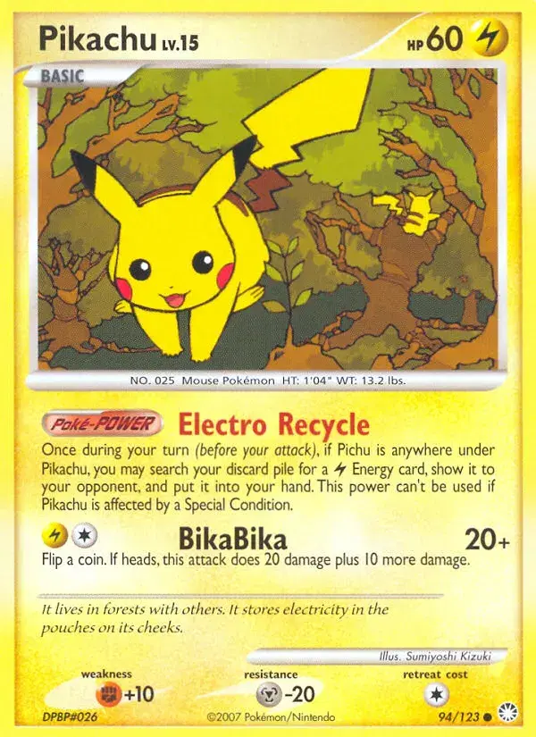 Pikachu Mysterious Treasures 94