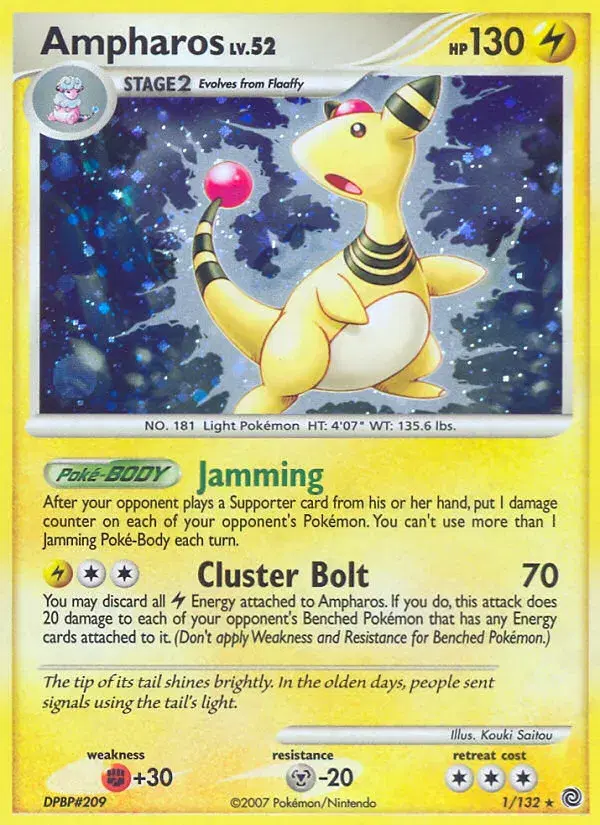 Ampharos Secret Wonders 1