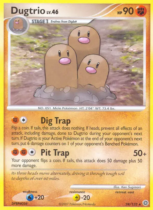 Dugtrio Secret Wonders 24