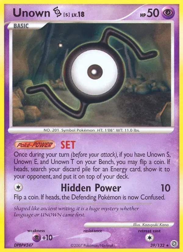 Unown [S] Secret Wonders 39