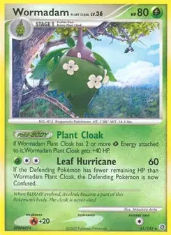Wormadam Plant Cloak Secret Wonders