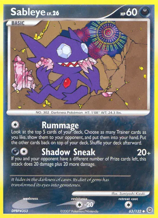 Sableye Secret Wonders 63