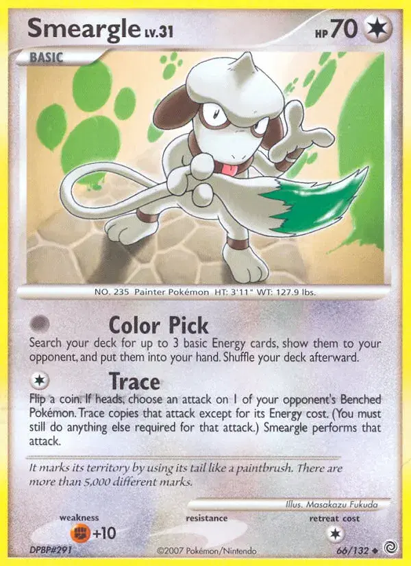 Smeargle Secret Wonders 66