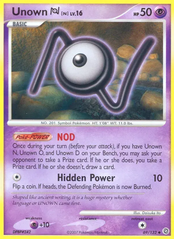 Unown [N] Secret Wonders 69