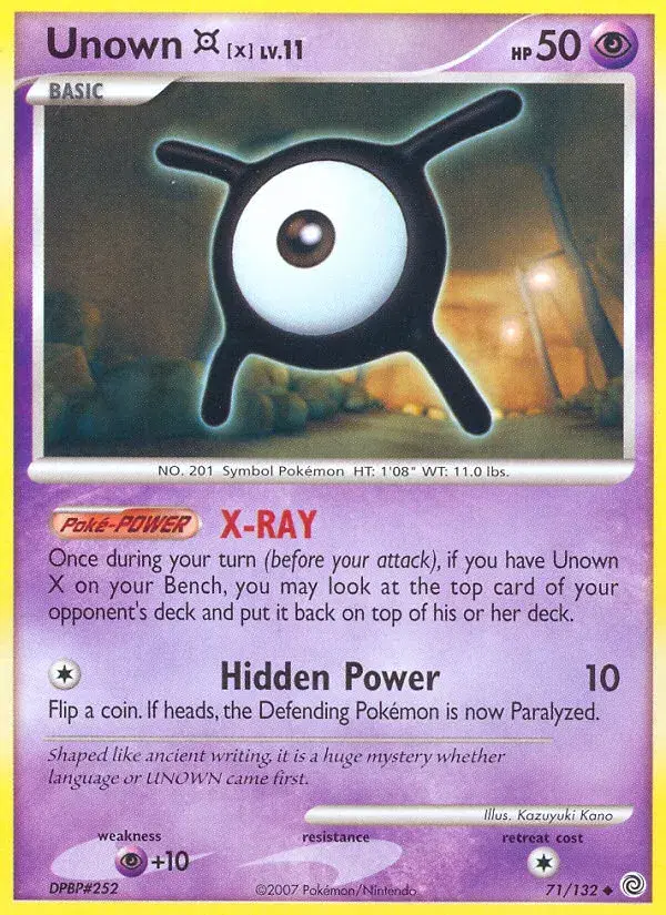 Unown [X] Secret Wonders 71