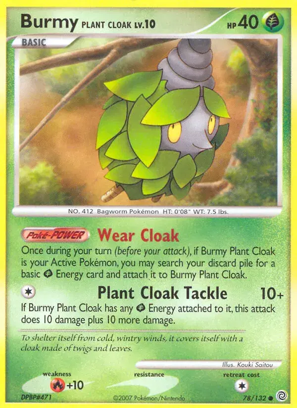 Burmy Plant Cloak Secret Wonders 78