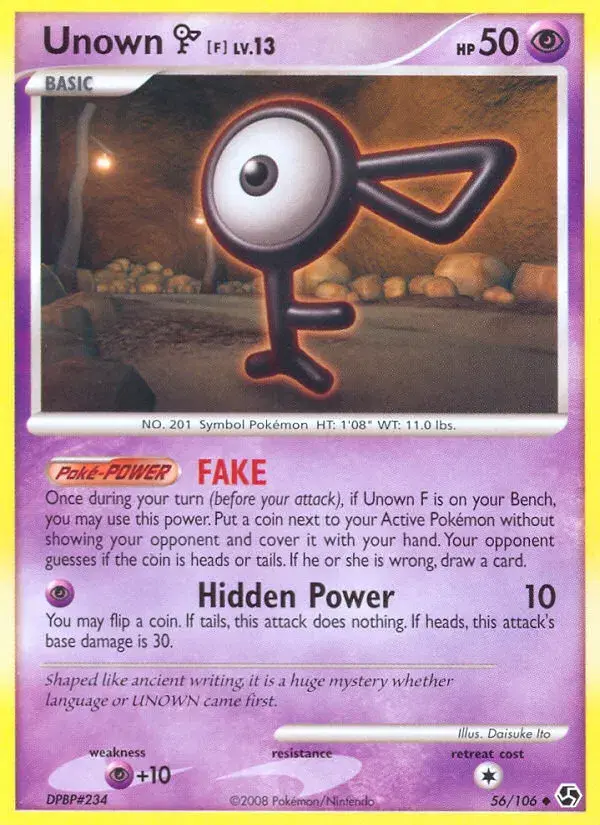 Unown [F] Great Encounters 56