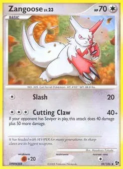 Zangoose Great Encounters