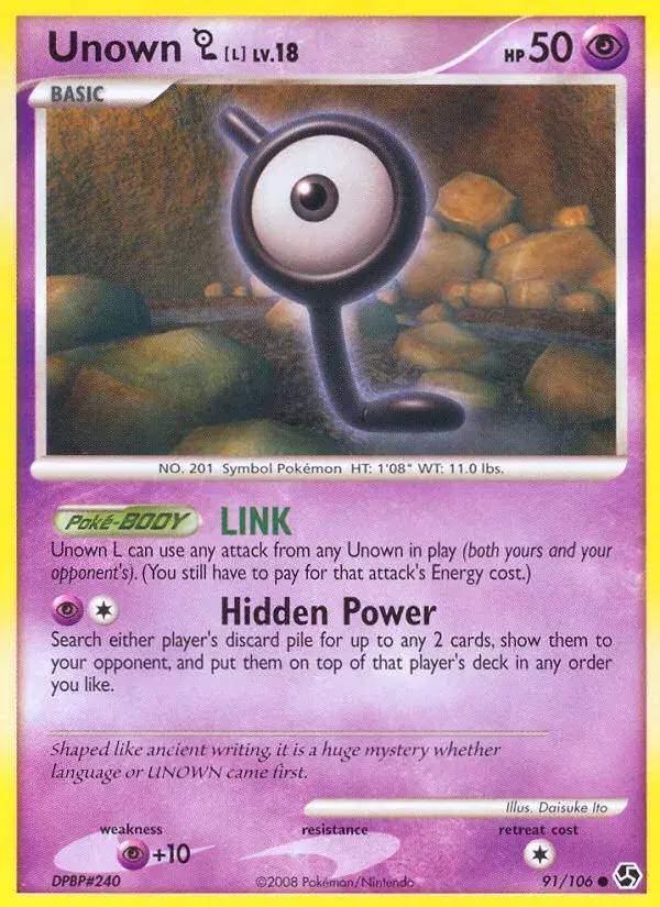 Unown [L] Great Encounters 91