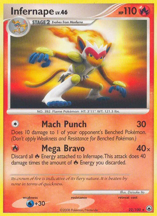 Infernape Majestic Dawn 22