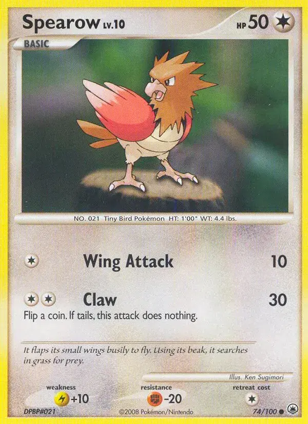 Spearow Majestic Dawn 74