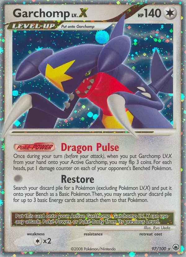 Garchomp LV.X Majestic Dawn 97