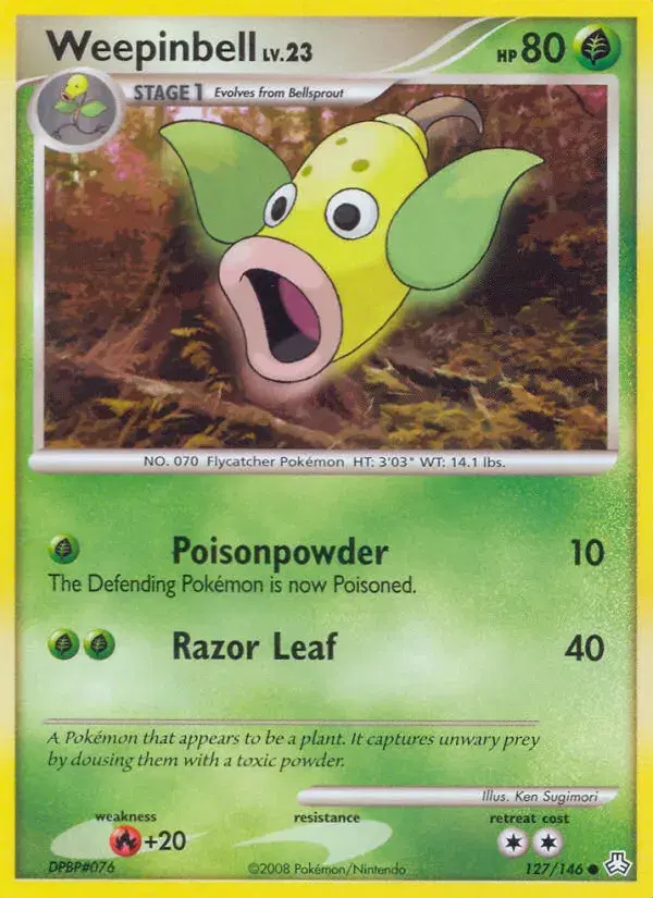 Weepinbell Legends Awakened 127