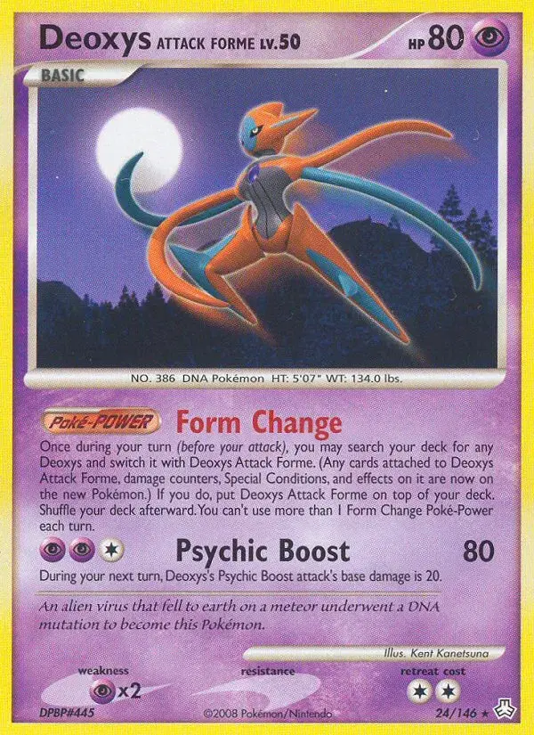 Deoxys Attack Forme Legends Awakened 24