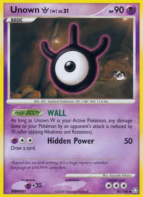Unown [W] Legends Awakened 80