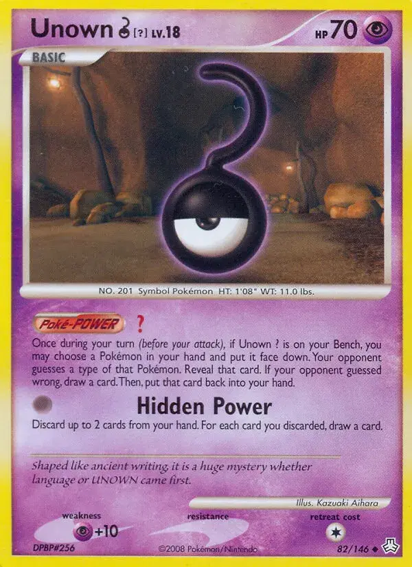 Unown [?] Legends Awakened 82