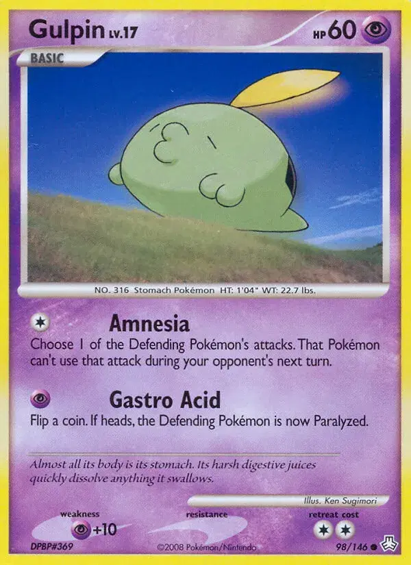 Gulpin Legends Awakened 98
