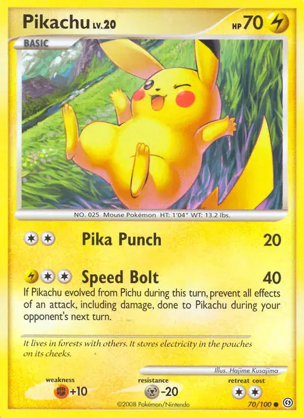 Pikachu Stormfront 70
