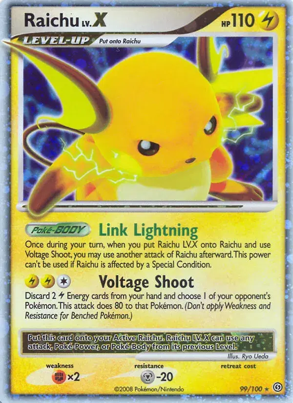 Raichu LV.X Stormfront 99