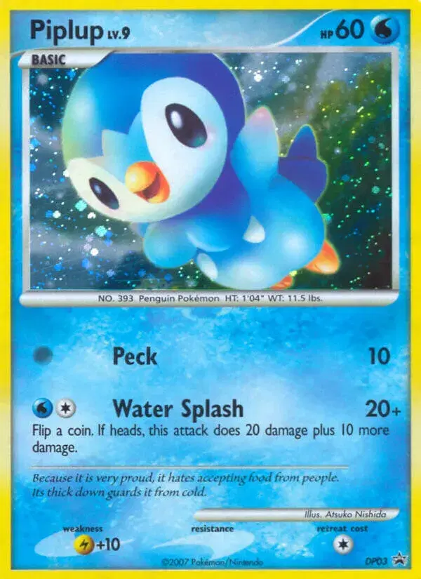 Piplup DP Black Star Promos DP03