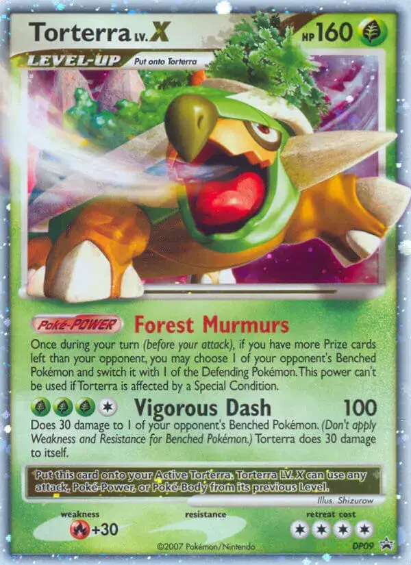 Torterra LV.X DP Black Star Promos DP09