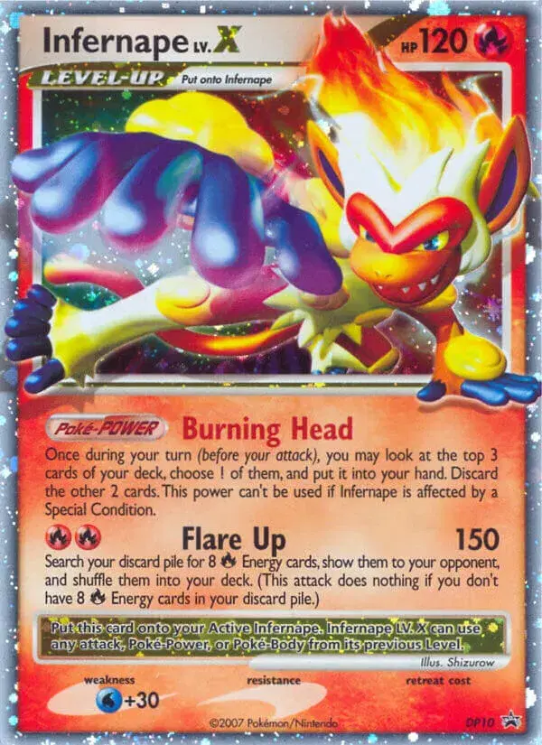 Infernape LV.X DP Black Star Promos DP10