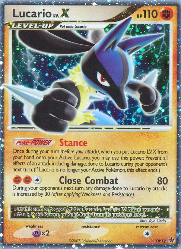 Lucario LV.X DP Black Star Promos DP12